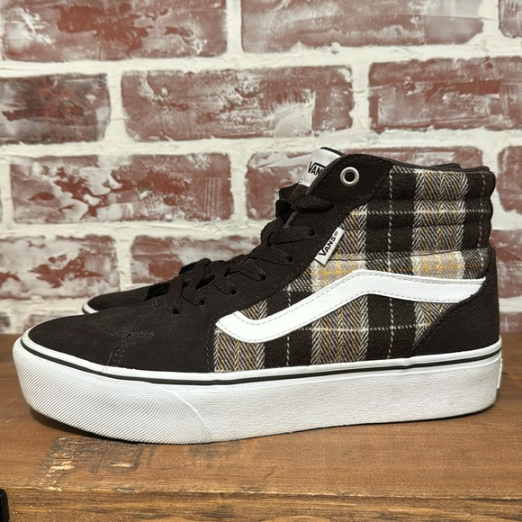 Vans Filmore Hi Platform Plaid Mix Women’s Sz 10 - Picture 5 of 13